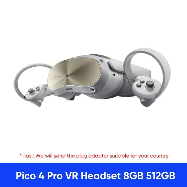 100% Original Pico 4 VR Headset All-In-One Virtual Reality Headset Pico4 3D VR Glasses 4K  Display For Metaverse & Stream Gaming