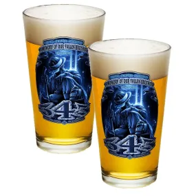 343 In Memory Of Our Fallen Brothers Pint Glasses