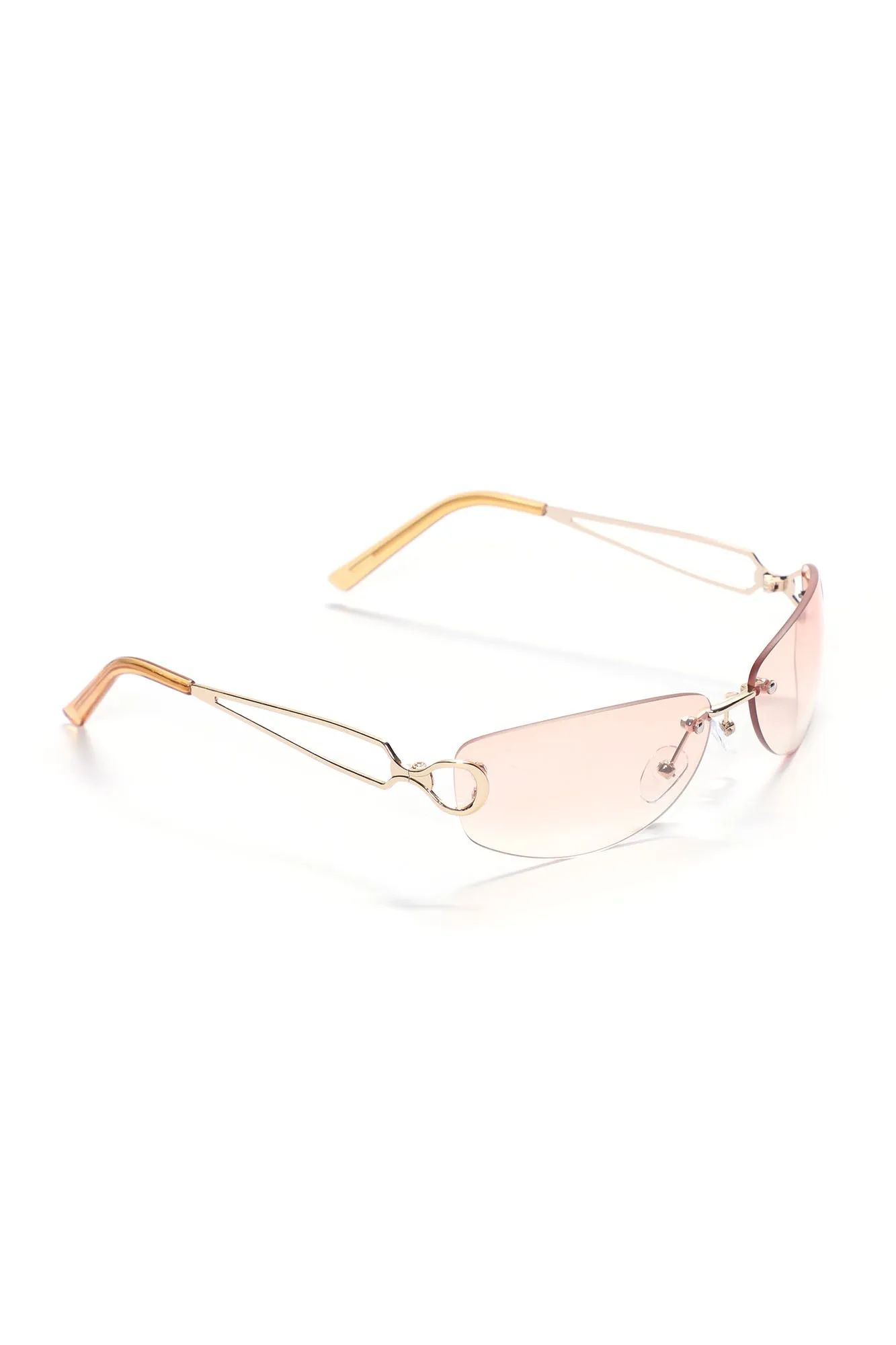 90's Baby Sunglasses - Nude