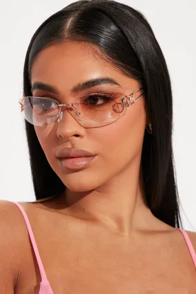 90's Baby Sunglasses - Nude