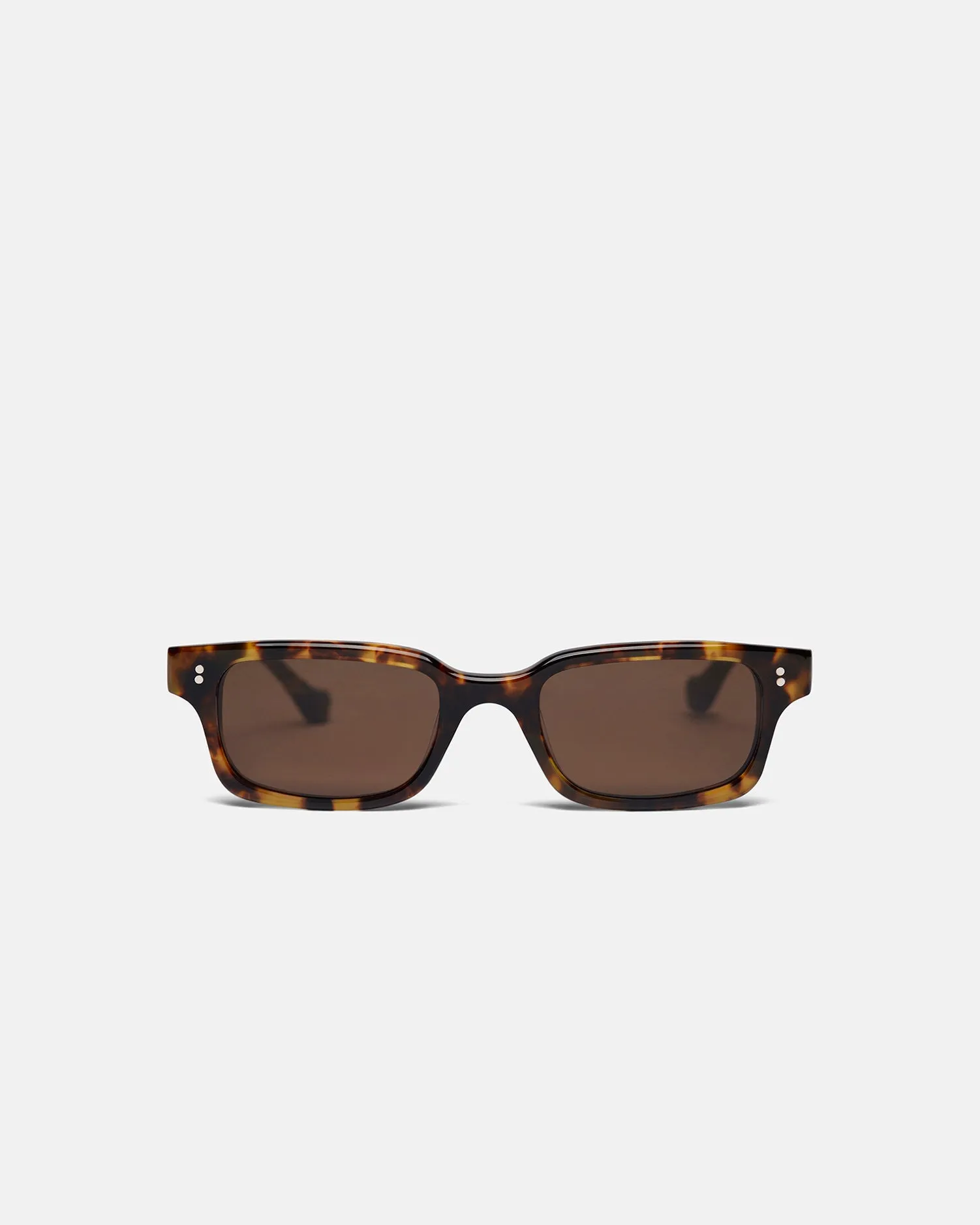 Albin - Plastic Sunglasses - Dark Amber