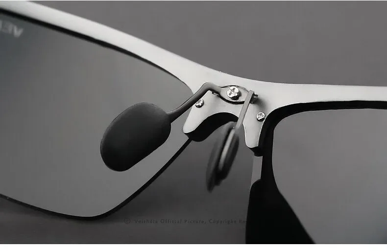 Aluminum Magnesium Frame Mirror Polarized Sun Glasses for Men