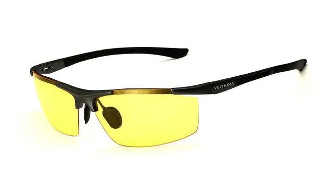 Aluminum Magnesium Frame Mirror Polarized Sun Glasses for Men