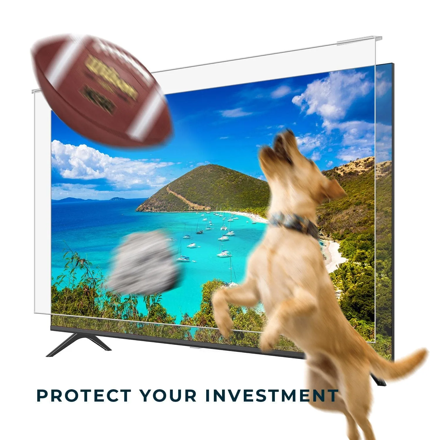 Anti-Blue Light TV Screen Protector - Most 50" TVs