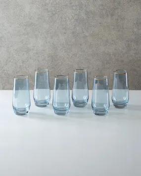 Azure Highball Glasses - Set of 6 - 450ml