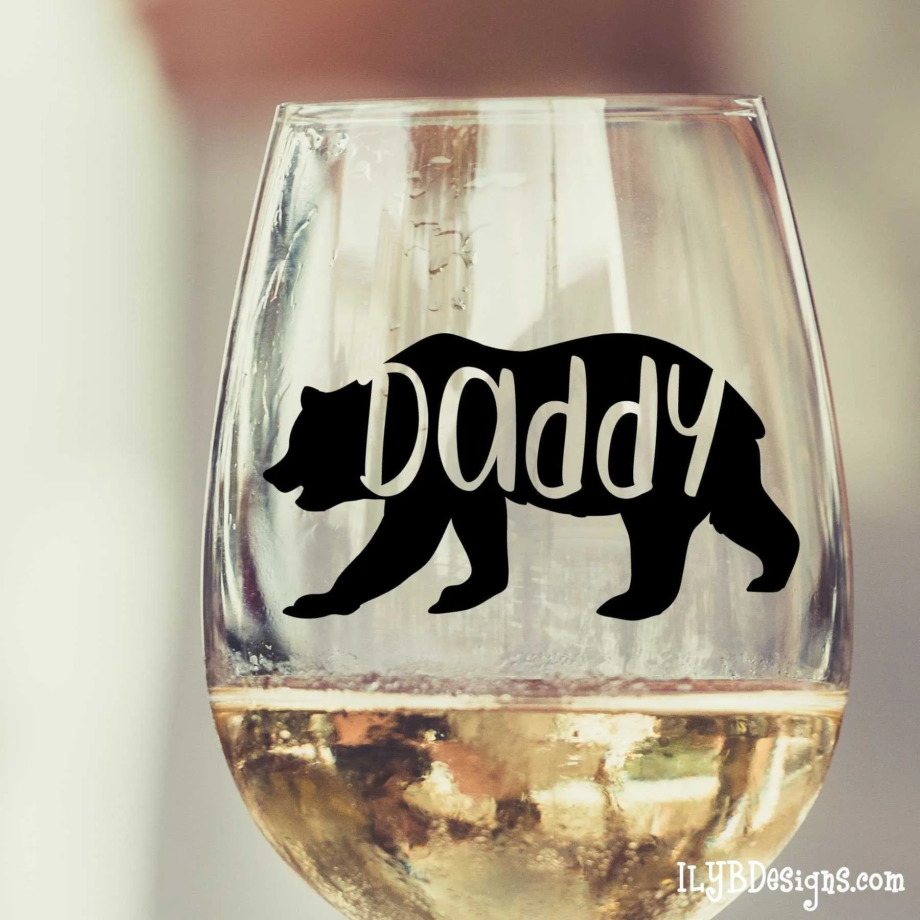 Baby Bear Baby Gift Set - Mommy Bear Daddy Bear Wine Glasses - Baby Bear Bodysuit