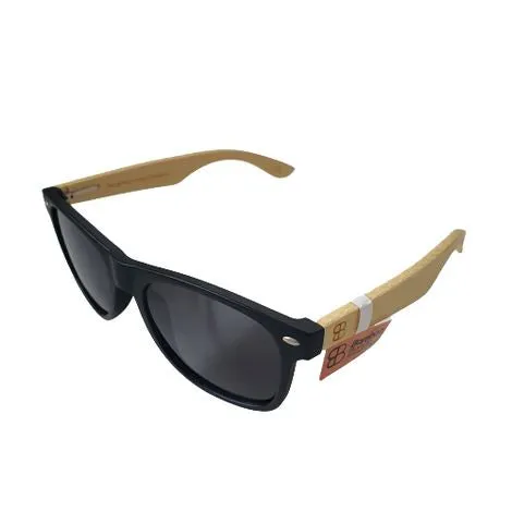 Bamboo Blonde Wayfarer Style Sunglasses