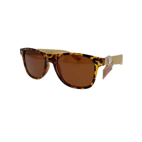 Bamboo Blonde Wayfarer Style Sunglasses