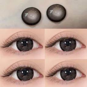 Black contact lenses (two pieces) KF8002