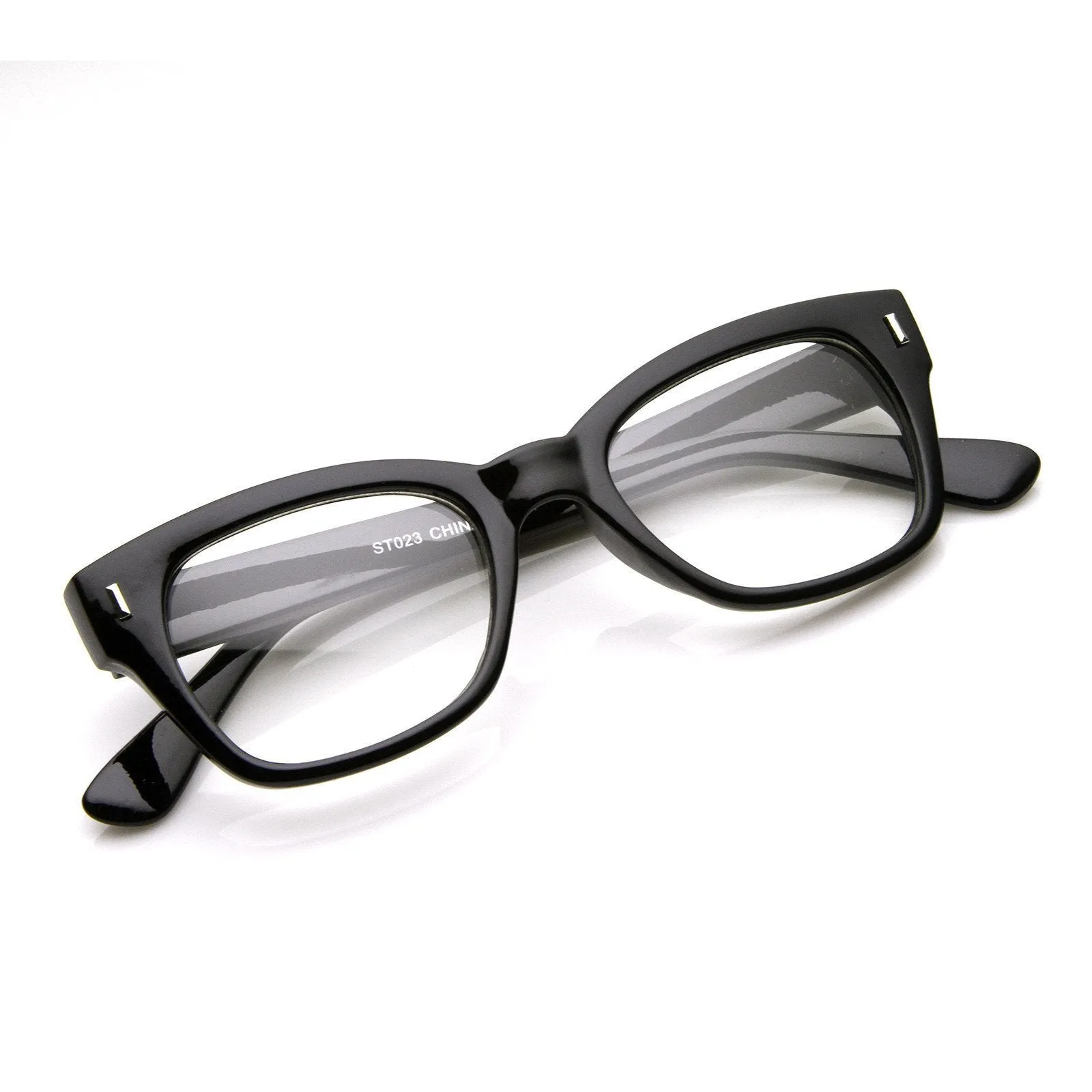 Bold European GQ Optical RX Clear Lens Glasses