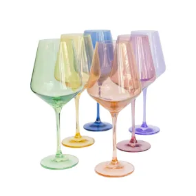 Build Your Own Set of 6 Estelle Wine Glasses - Stemmed