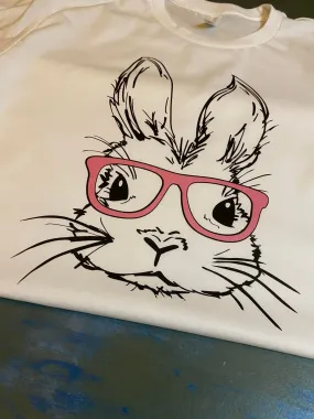 Bunny W/ Pink Glasses TEE - DTG