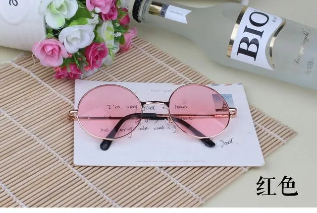 Candy Colored Circle Glasses