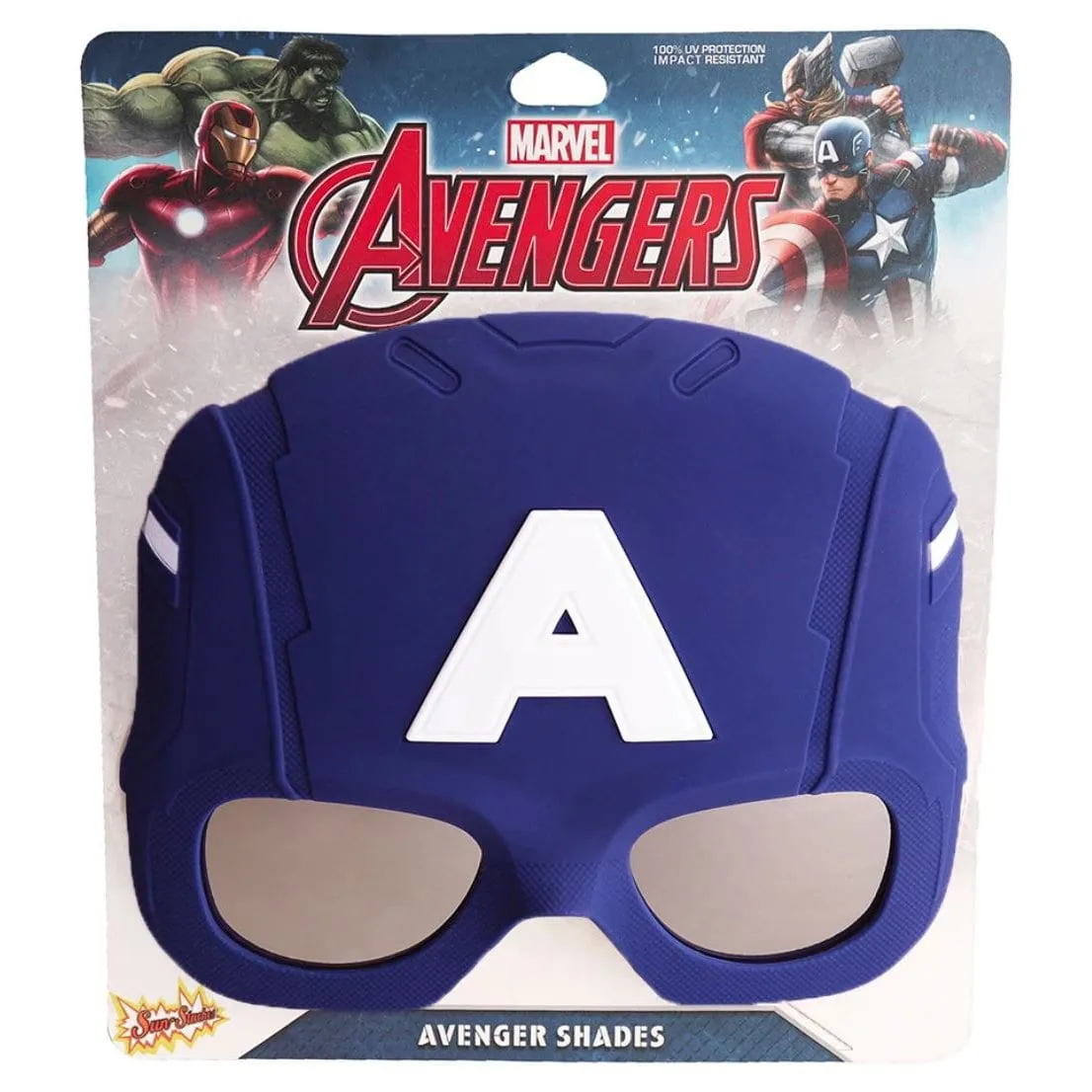 Captain America Marvel Sun-Staches