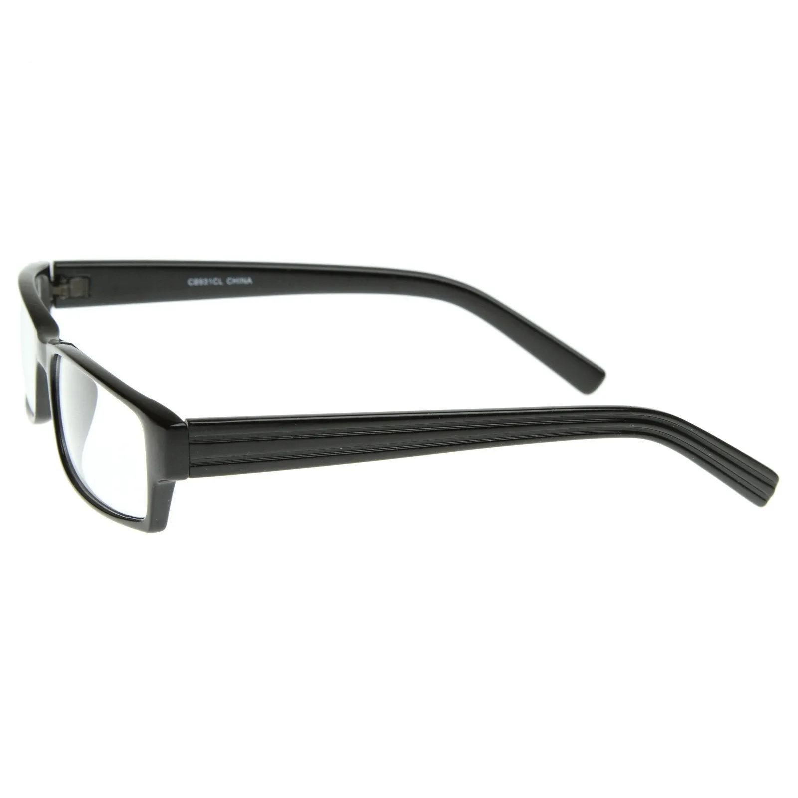 Classic Thin Rectangle Clear Lens RX Optical Glasses