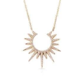 DIAMOND SUN NECKLACE