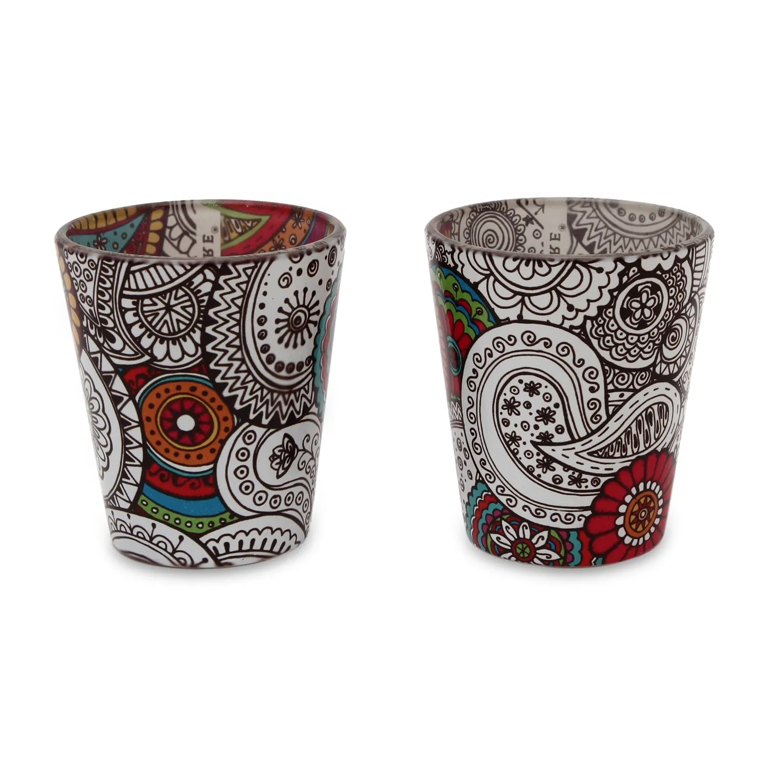 Doodle Art Shot Glasses Set of 2 (30ml each)