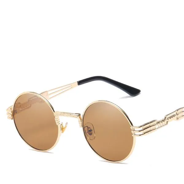 EPOCA RETRO GOLD WITH CLEAR LENSES GLASSES