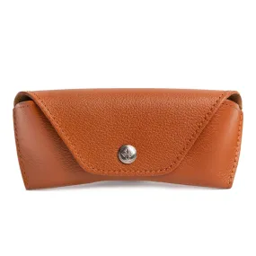 Ettinger Tan Capra Leather Glasses Case