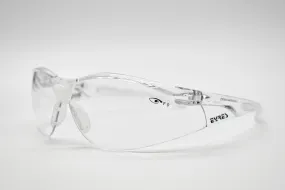 Eyres Terminator Clear Frame Clear Anti-Fog Lens Safety Glasses 102-OP-CLAF