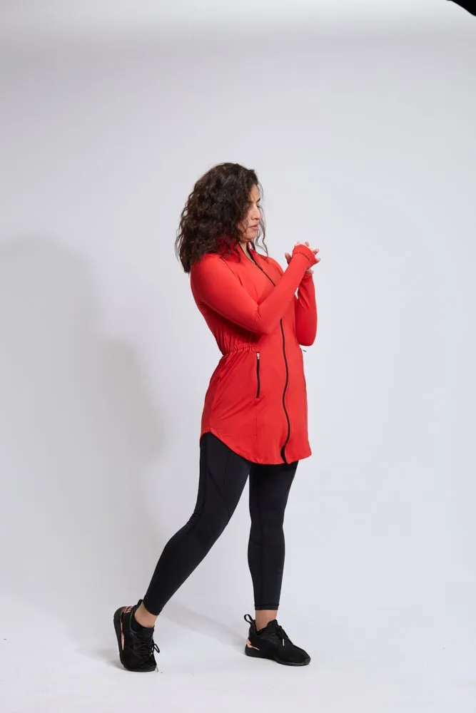 Flame Scarlet Sports Cardigan