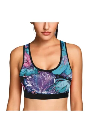 Floral Meadows Sports Bra