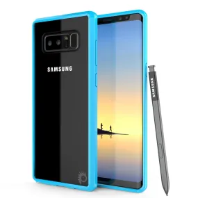 Galaxy Note 8 Screen Protector W/ Anti-Shock Proof Case [Light Blue]