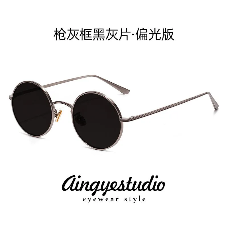 INSTOCK-Retro round sunglasses  for men's trendy glasses.