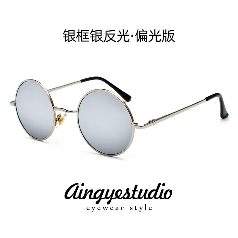 INSTOCK-Retro round sunglasses  for men's trendy glasses.