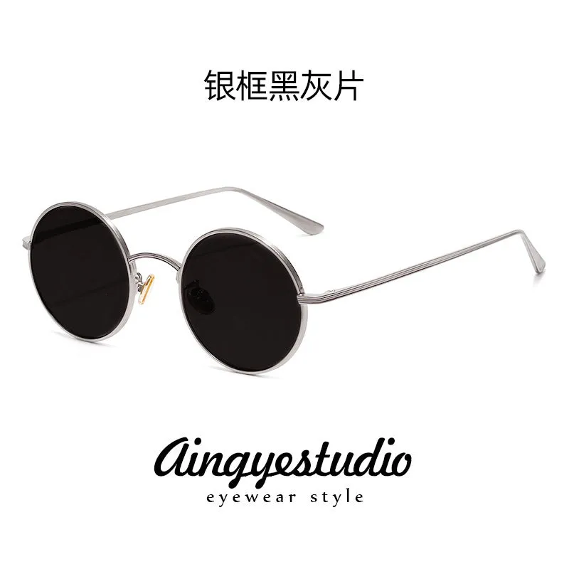 INSTOCK-Retro round sunglasses  for men's trendy glasses.