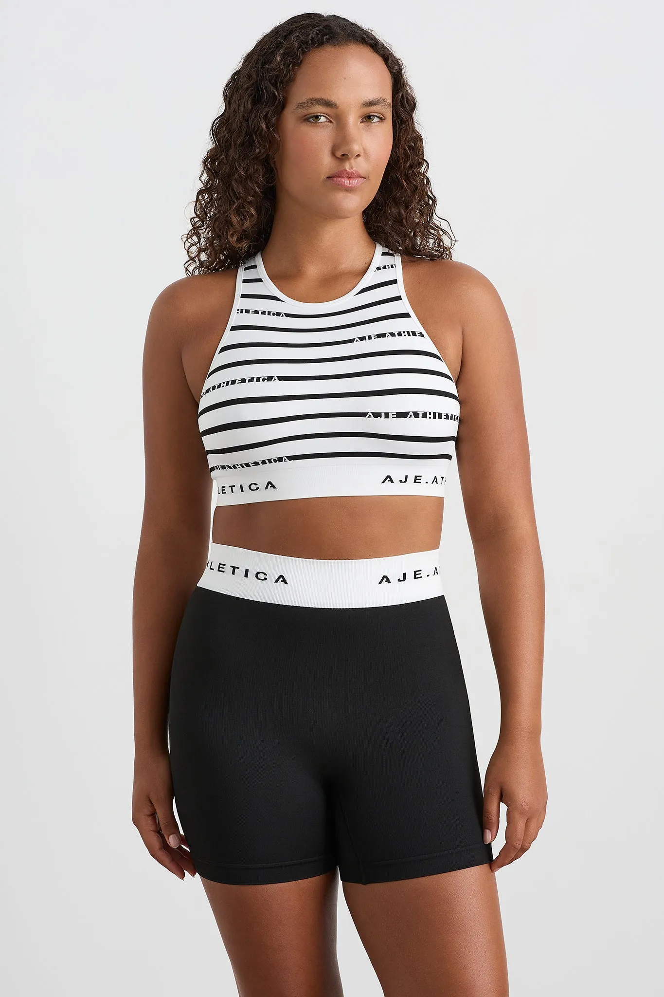 Jacquard Stripe Sports Bra 331