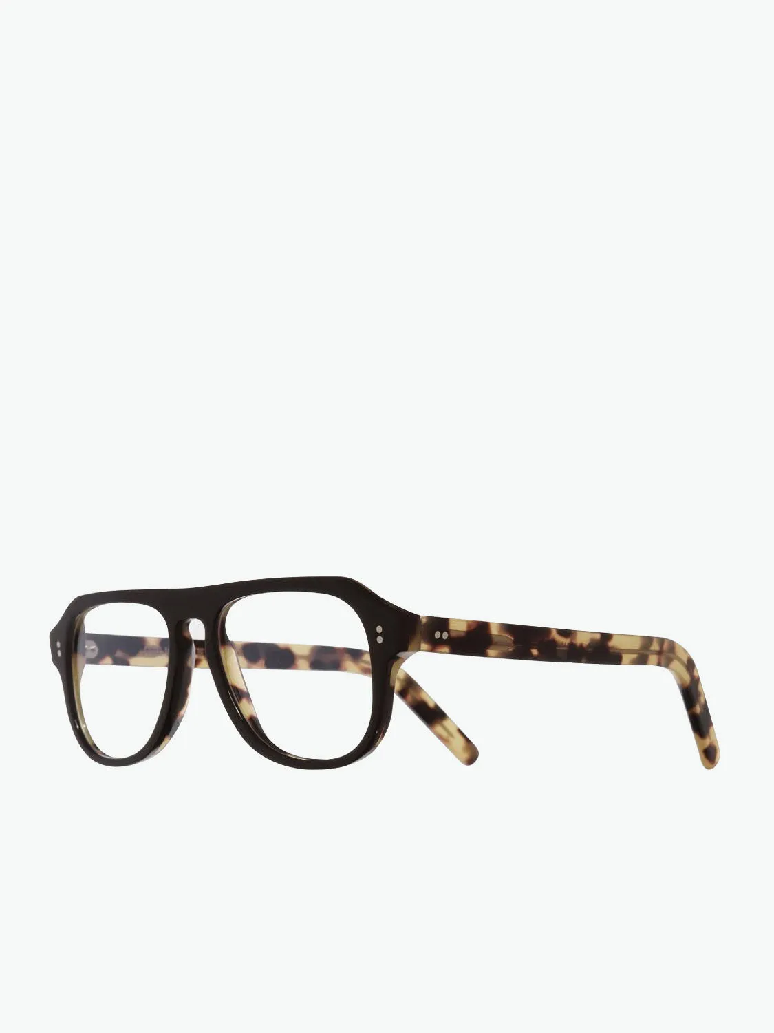 Large Aviator Optical Glasses Black On Camo