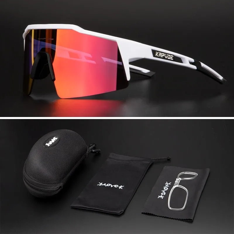 Man Cycling Glasses UV400 Women MTB Bike Glasses Bicycle Running Fishing Sports Sunglasses Polarized Cycling Sunglasses Eyewear