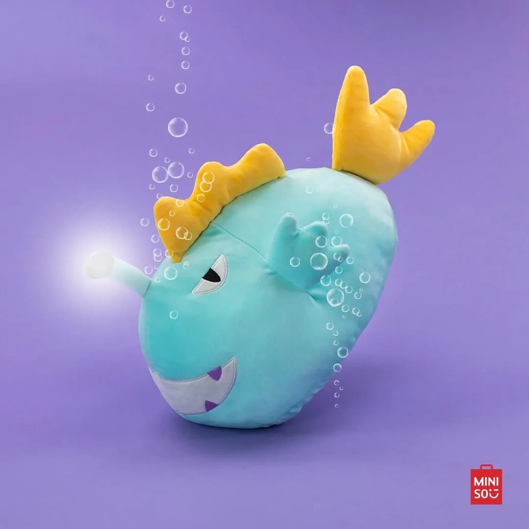 MINISO Anglerfish Plush (Light Blue)