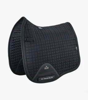 PEI Close Contact Euro Cotton Dressage Pad (Black)