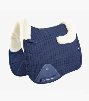 PEI Close Contact Merino Wool Dressage Pad (Navy/Natural)