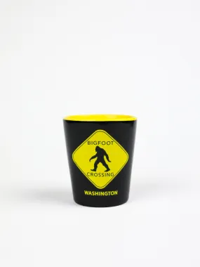 Shot Glasses - Bigfoot Crossing Shot Glass