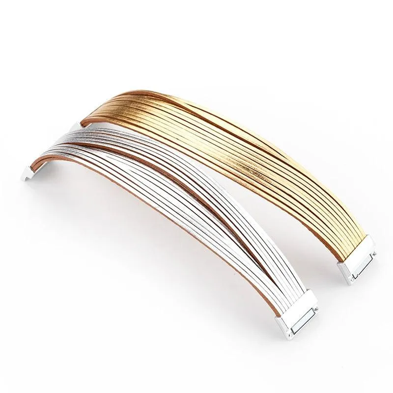 'Simple' Wide Cuff Bracelet - sun