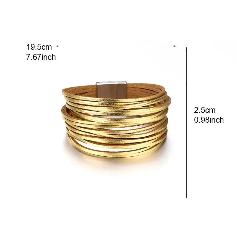 'Simple' Wide Cuff Bracelet - sun