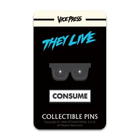 They Live Enamel Pin Set - Consume & Glasses