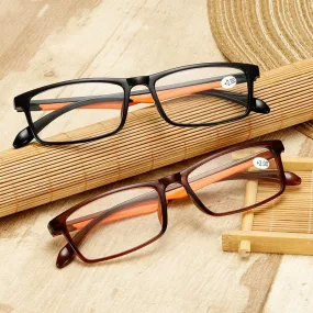 TR90 Ultralight Women Men Reading Glasses Retro Clear Lens Presbyopic Glasses Female Male Reader Eyewear  1.0 1.5 2.0 2.5