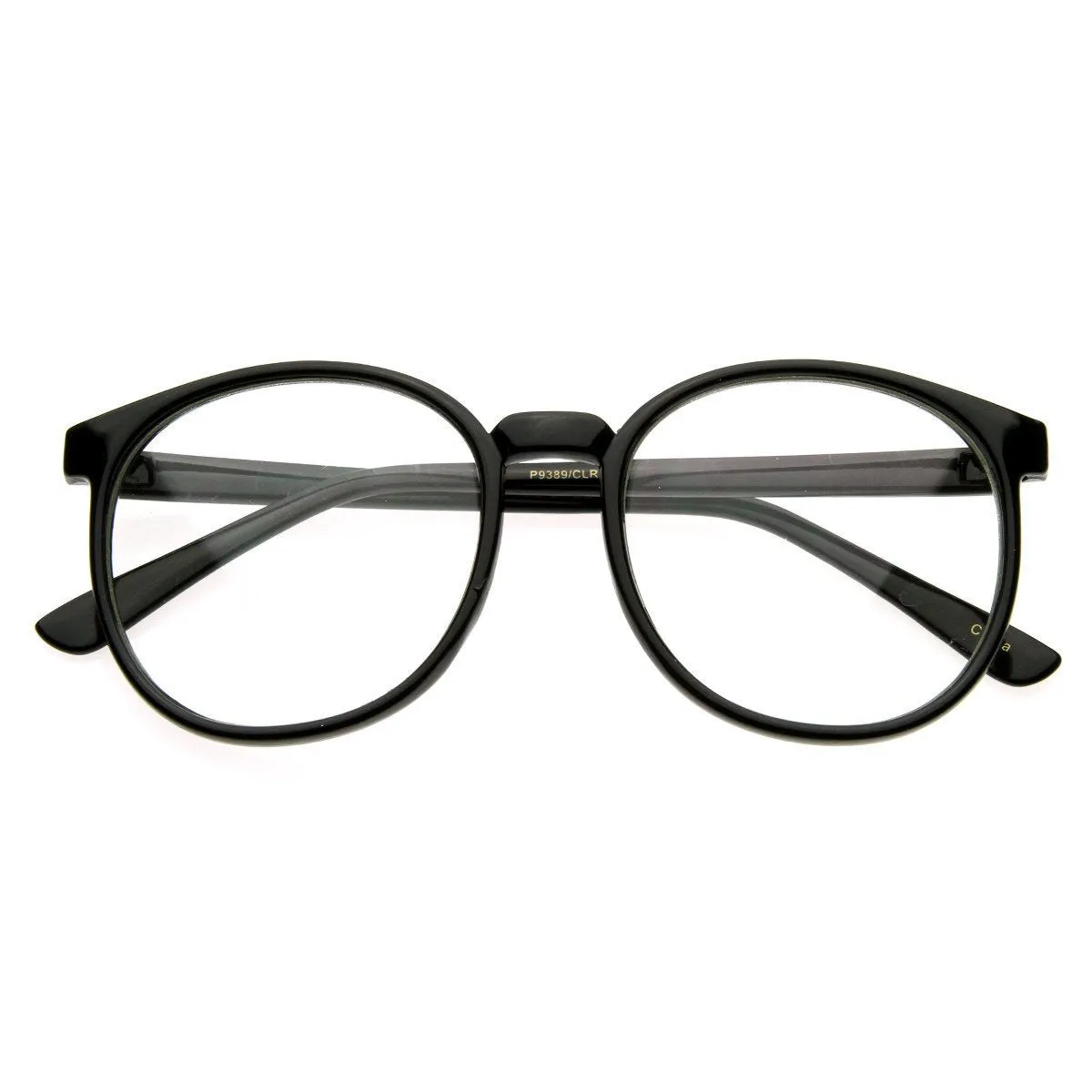 Vintage Inspired Dapper Round Clear Lens P-3 Glasses