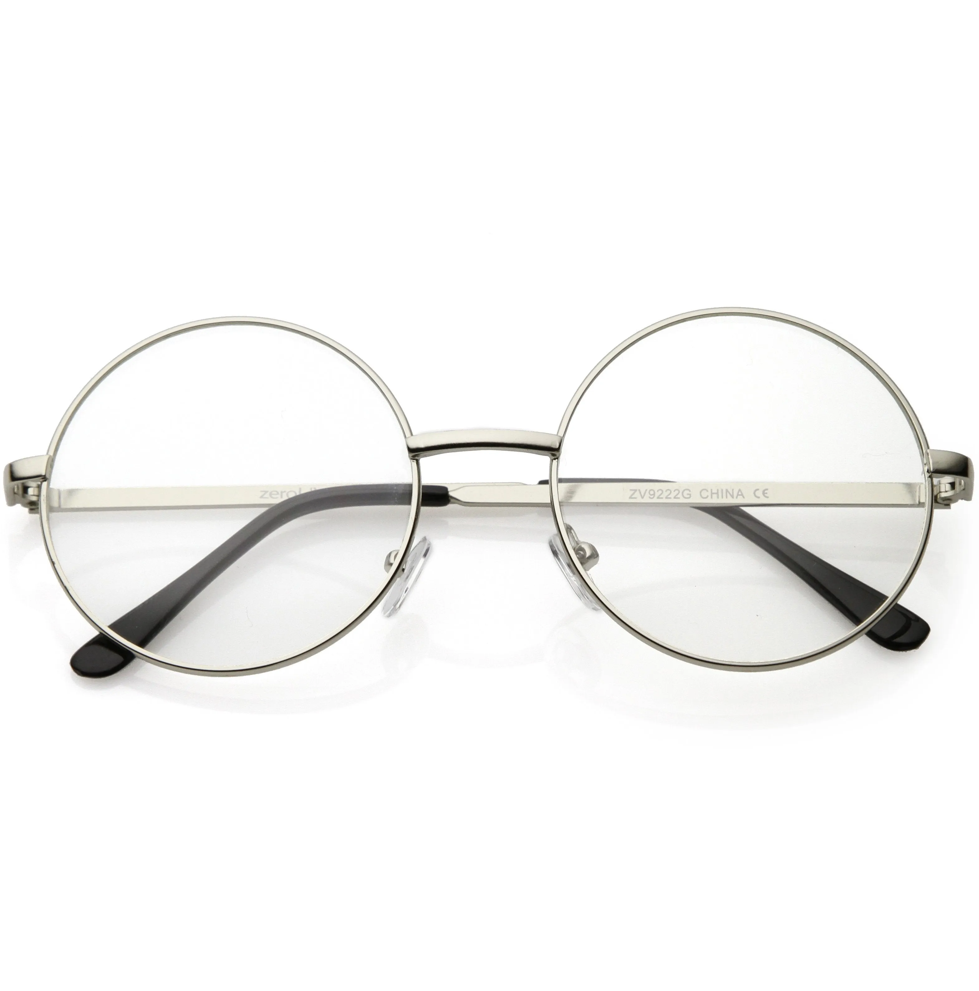 Vintage Lennon Inspired Clear Lens Round Frame Glasses